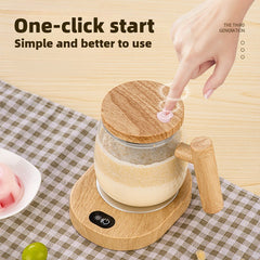 Electric Borosilicate Glass Self-Mixing Mug