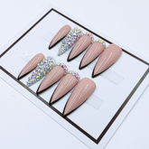 Nude Ice Transparent Gentle Press-on Nails