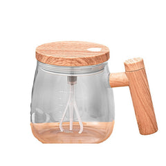 Electric Borosilicate Glass Self-Mixing Mug
