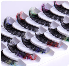 7 Pairs Color Volume Fake Eyelashes