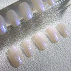 UNIKOO Aurora Short Elliptical Press-on Nails