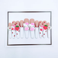 Cartoon Kt Mini Cat Press-on Nails