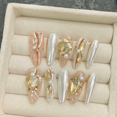 UNIKOO Refined Minimalist Chic Stiletto PRESS ON NIALS