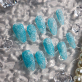 UNIKOO Sparkling Almond PRESS ON NIALS