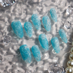 UNIKOO Sparkling Almond PRESS ON NIALS