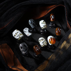 UNIKOO Cartoon Halloween Night Devil Short PRESS ON NIALS