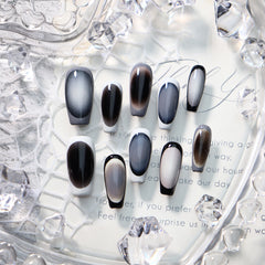 UNIKOO Cool Painted Long Coffin Press-on Nails