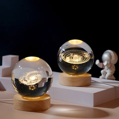 Bedroom Mood Lighting Crystal Ball Night Light LED