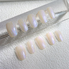 UNIKOO Aurora Short Elliptical Press-on Nails