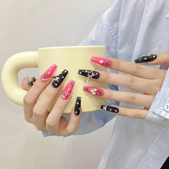 UNIKOO Spicy Girl Sweet and Cool Style coffin PRESS ON NIALS