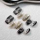 UNIKOO Smudge Gradual Change COFFIN Press-on Nails