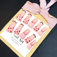 UNIKOO Duckbill Nail Love French PRESS ON NAILS