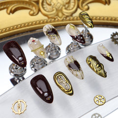 UNIKOO Pearl Irregular Punk Press-on Nails