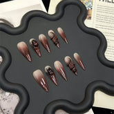 Halloween Spider Snake Long Stiletto Press-On Nails