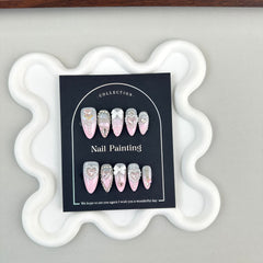 Pink Baddie Almond Press-On Nails