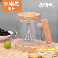 Electric Borosilicate Glass Self-Mixing Mug