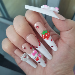 Cartoon Kt Mini Cat Press-on Nails