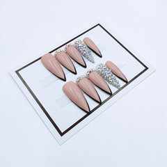 Nude Ice Transparent Gentle Press-on Nails