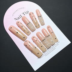 UNIKOO LONG DIMOND PRESS ON NAILS