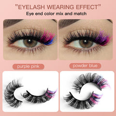 7 Pairs Color Volume Fake Eyelashes