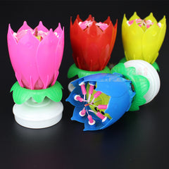 Lotus candle holder magical birthday candle