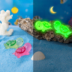 Night Light Turtle Figurine Glow-in-the-dark Toy