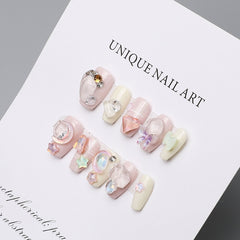 Super Cute Short Coffin Press on Nail