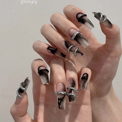 UNIKOO Ink Long T matte Press on nails