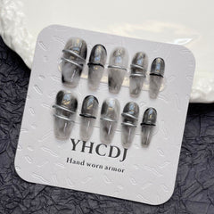 UNIKOO Ink Long T matte Press on nails