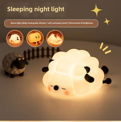 Cute Rabbit LED Tap Tap Night Light Lamp