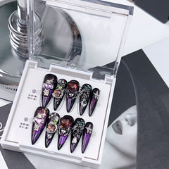 Black Purple Baroque