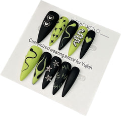 Fluorescent Green Snake