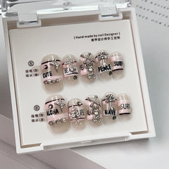 Light Luxury Nude Color Series Hand Painted