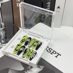 Fluorescent Green Zebra