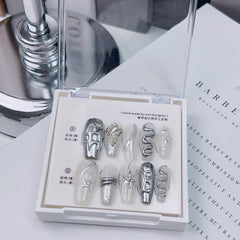 Hand-Painted Plate Snake Cross