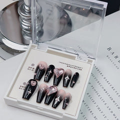 Peach Heart Butterfly Diamond