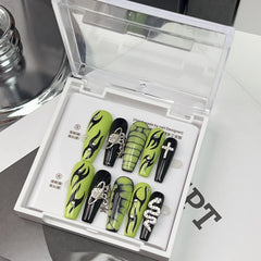 Fluorescent Green Zebra