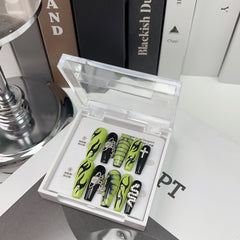 Fluorescent Green Zebra