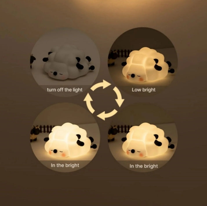 Cute Rabbit LED Tap Tap Night Light Lamp