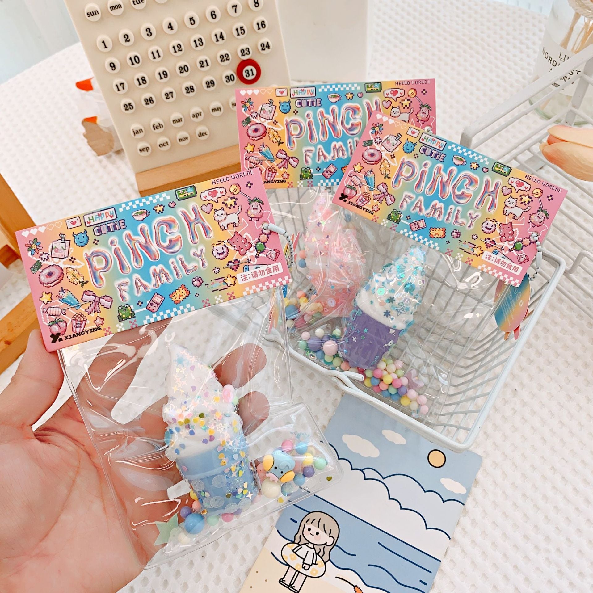 Waffle Squishy Stress Relief Toy