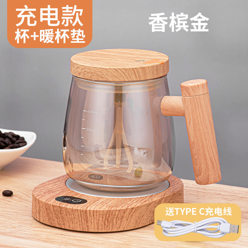 Electric Borosilicate Glass Self-Mixing Mug