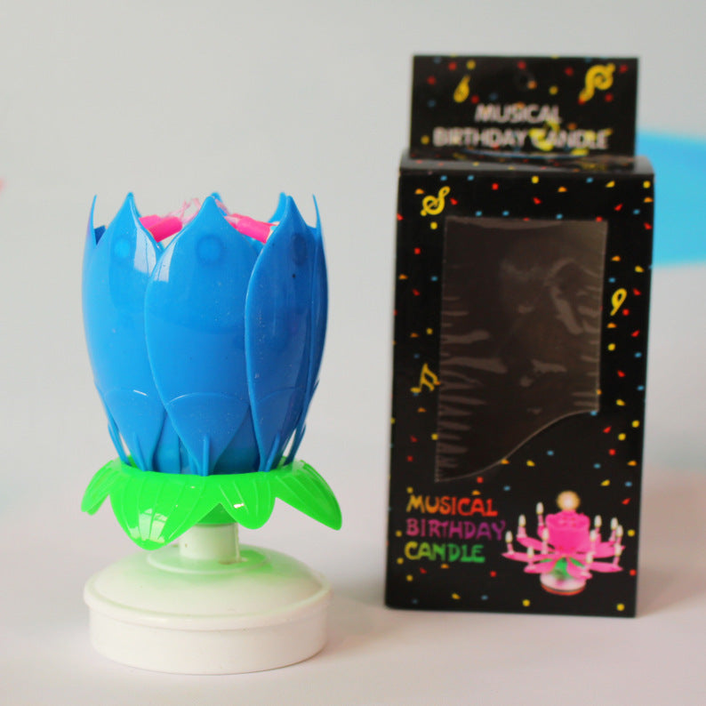 Lotus candle holder magical birthday candle