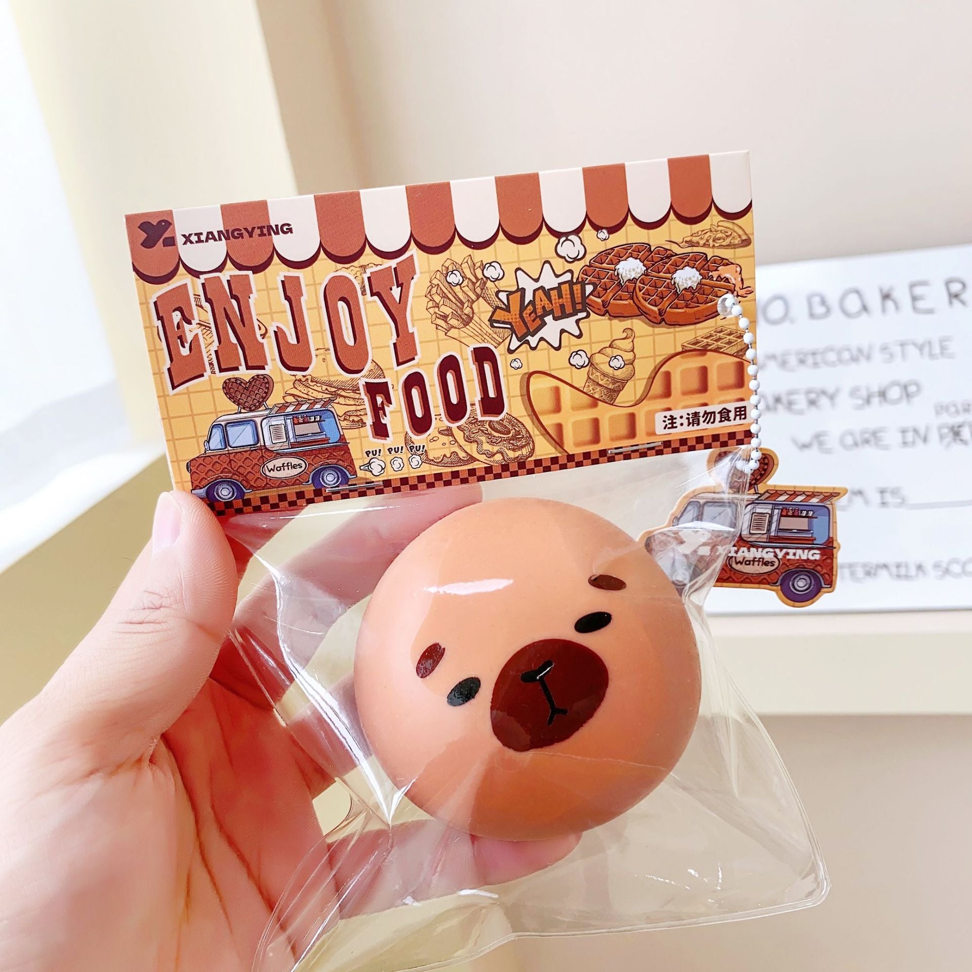 Waffle Squishy Stress Relief Toy