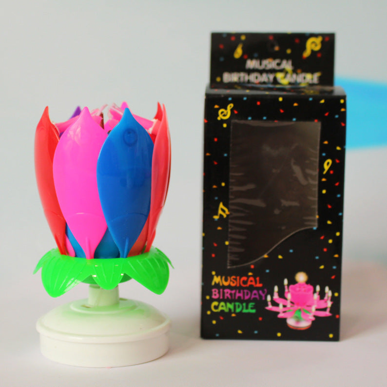 Lotus candle holder magical birthday candle