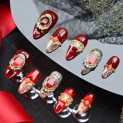 UNIKOO Vintage Palace Exotic middle almond Press-on Nails