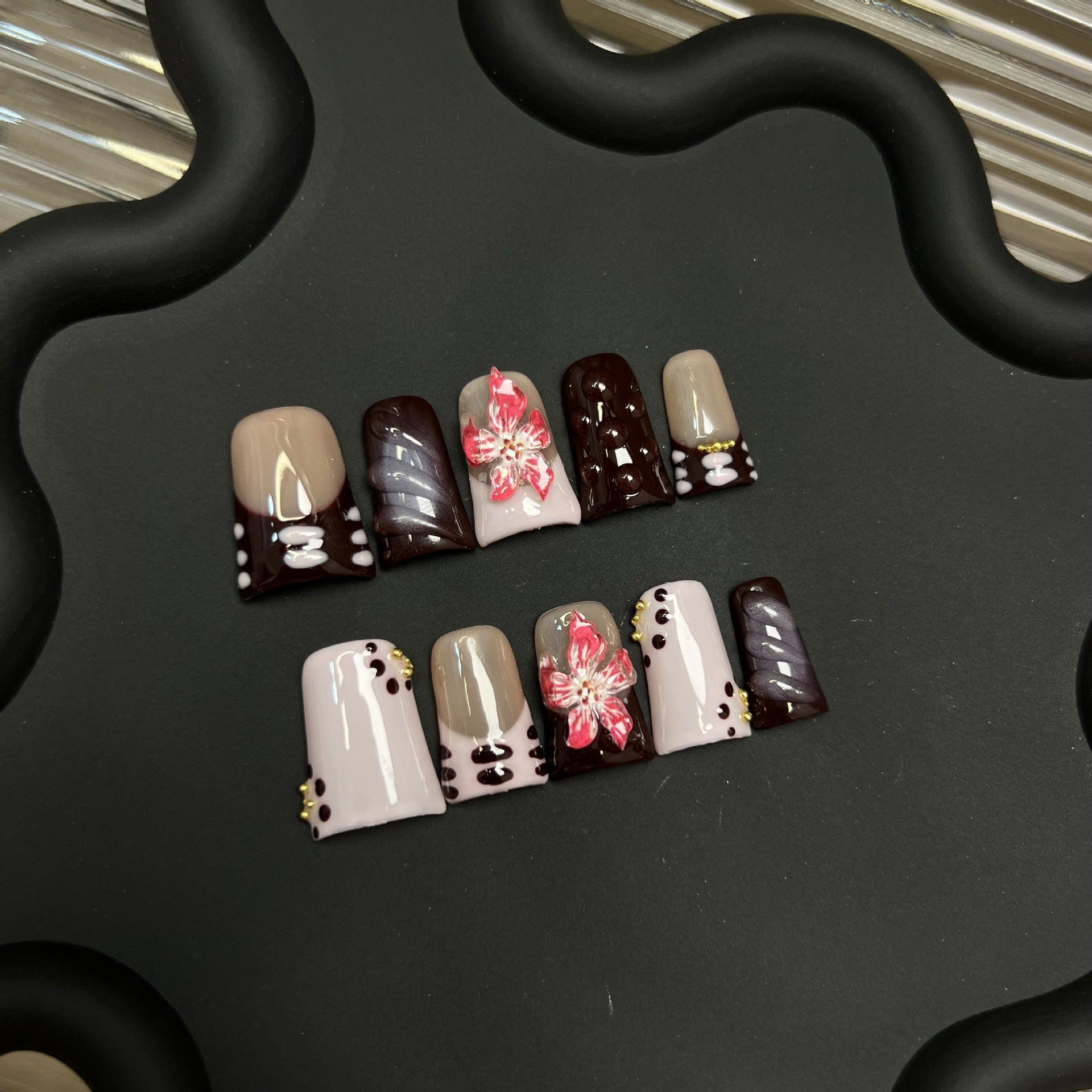 Zebra French Cherry Blossoms