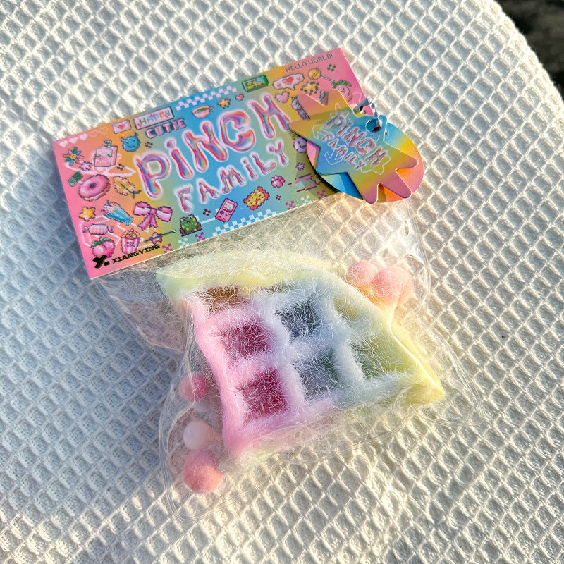 Waffle Squishy Stress Relief Toy
