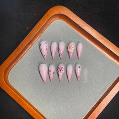 Cherry blossom-carved short armor