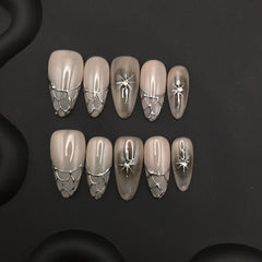 Vintage metallic smudge