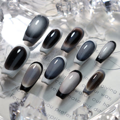 UNIKOO Cool Painted Long Coffin Press-on Nails